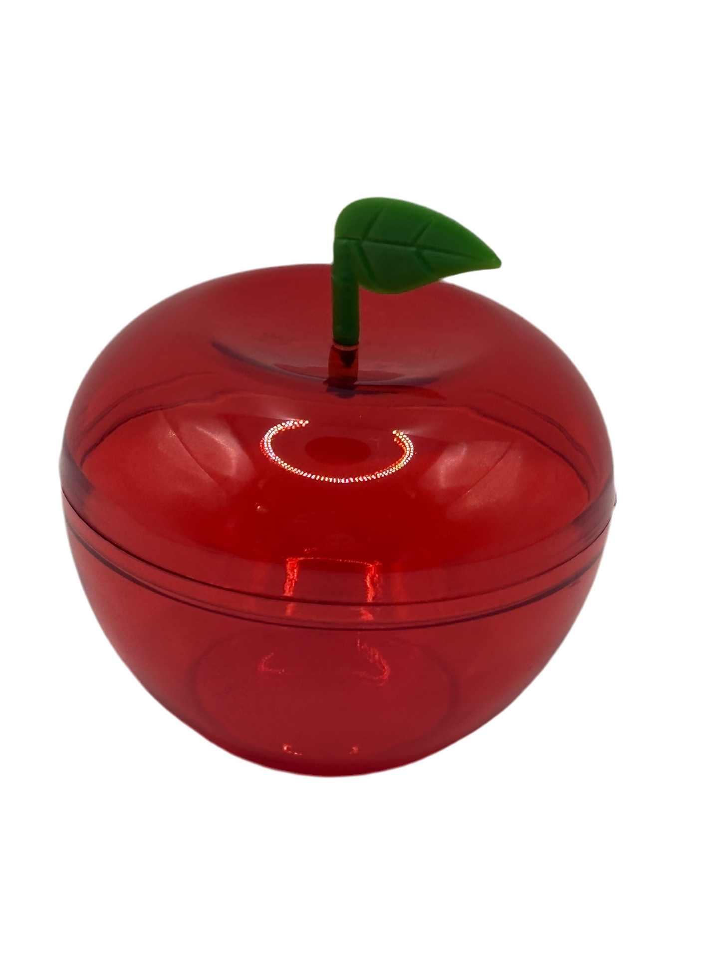 Apple Red Plastic Sweet Treat Container Teacher Gift