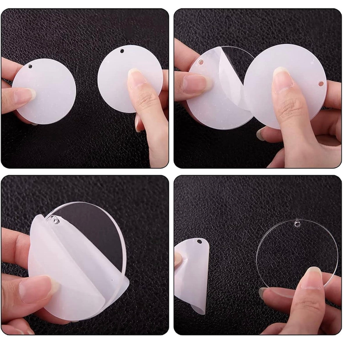 Acrylic Discs 5cm. Keyring Making / Tags