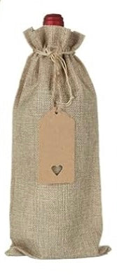 Burlap Bottle Bags