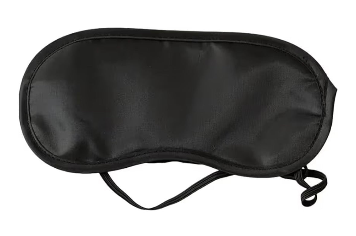 Sleep Mask Black Satin