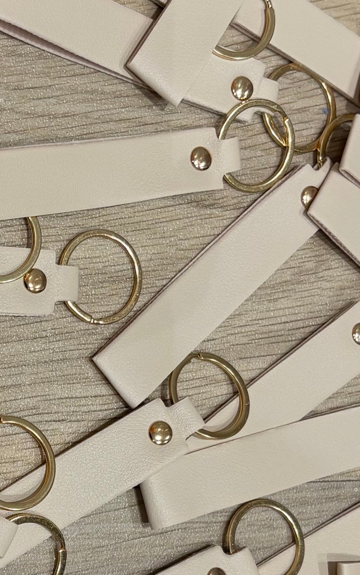 PU Leather Wristlet Type Keyring