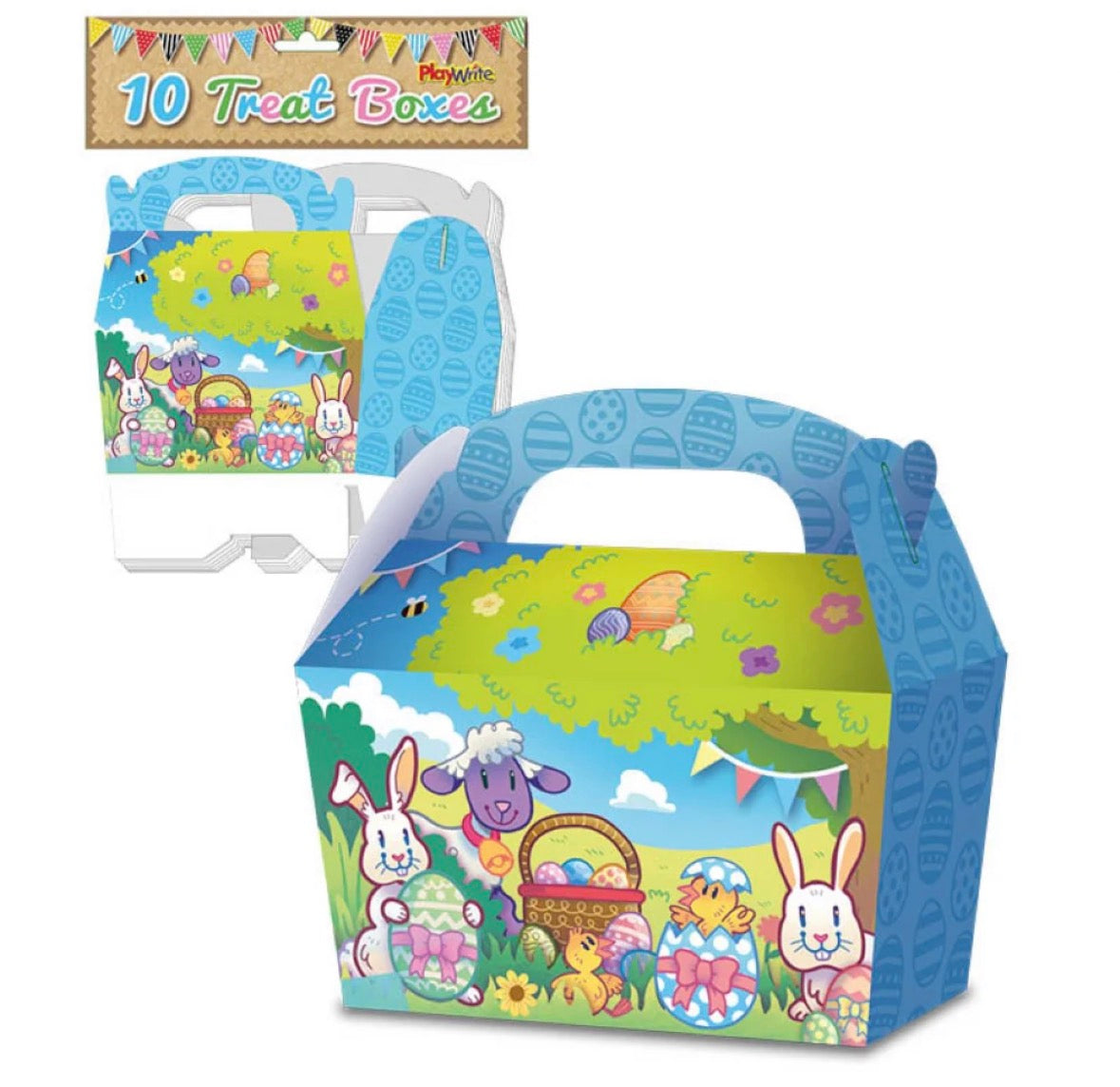 10 Pack Small Easter Party Boxes
