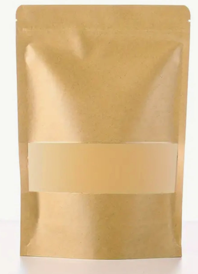 Kraft Paper Window Bag - Medium