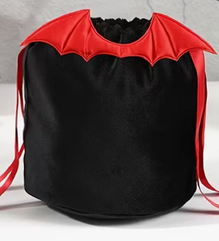 Halloween Assorted Velour Drawstring Bag