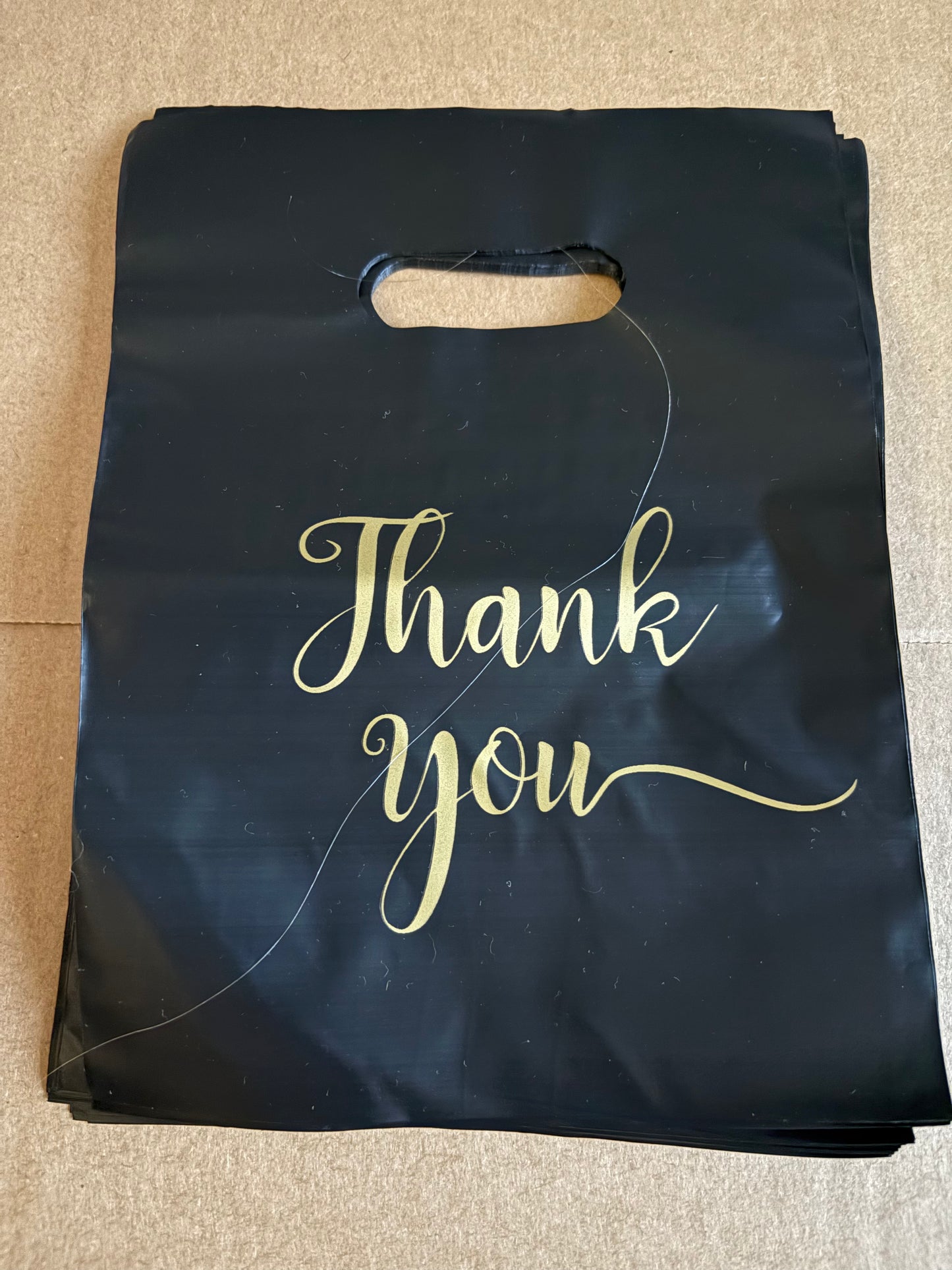 Thank You Carrier Bags (10 per pack) Small Medium Large