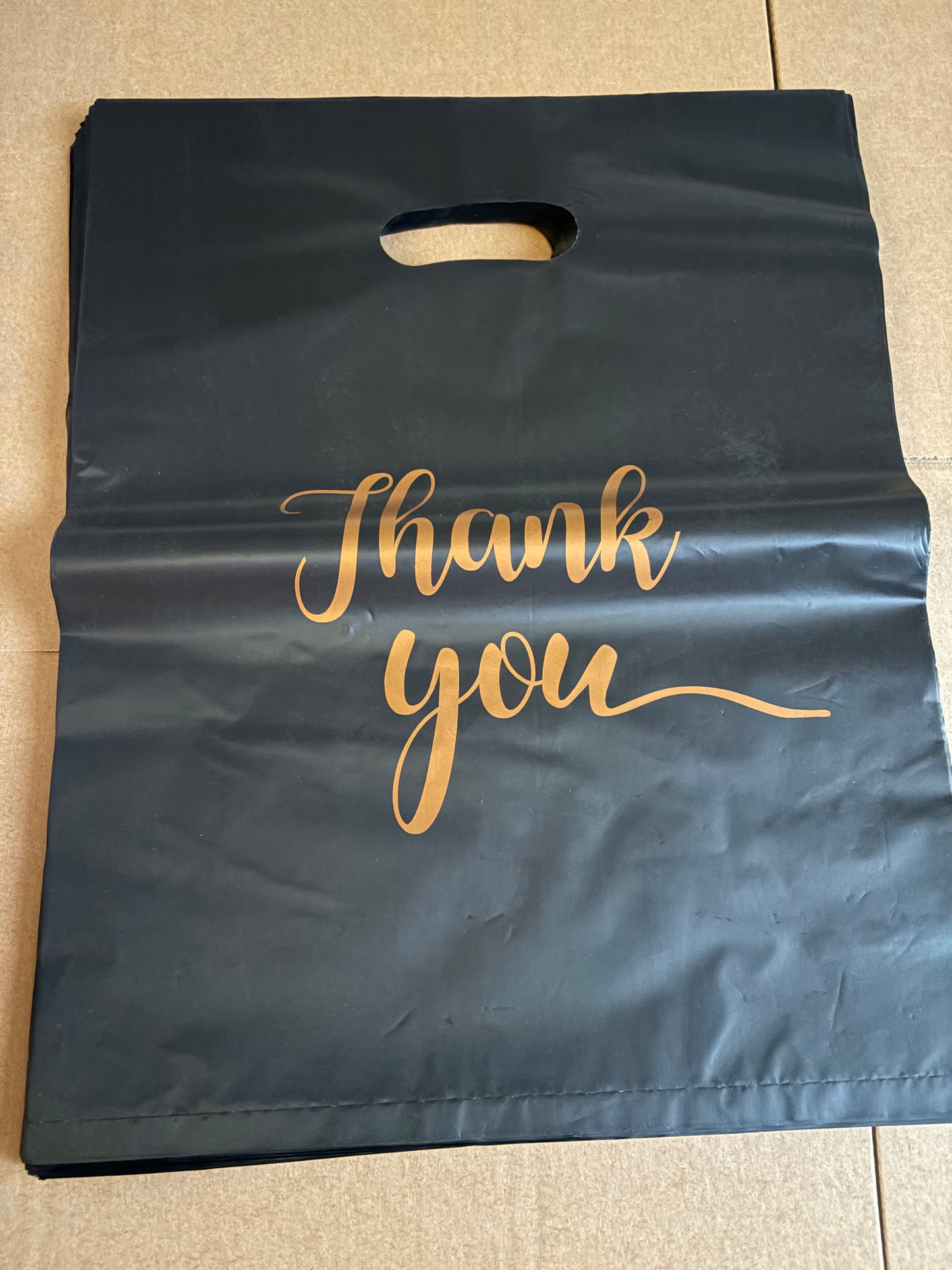 Thank You Carrier Bags (10 per pack) Small Medium Large