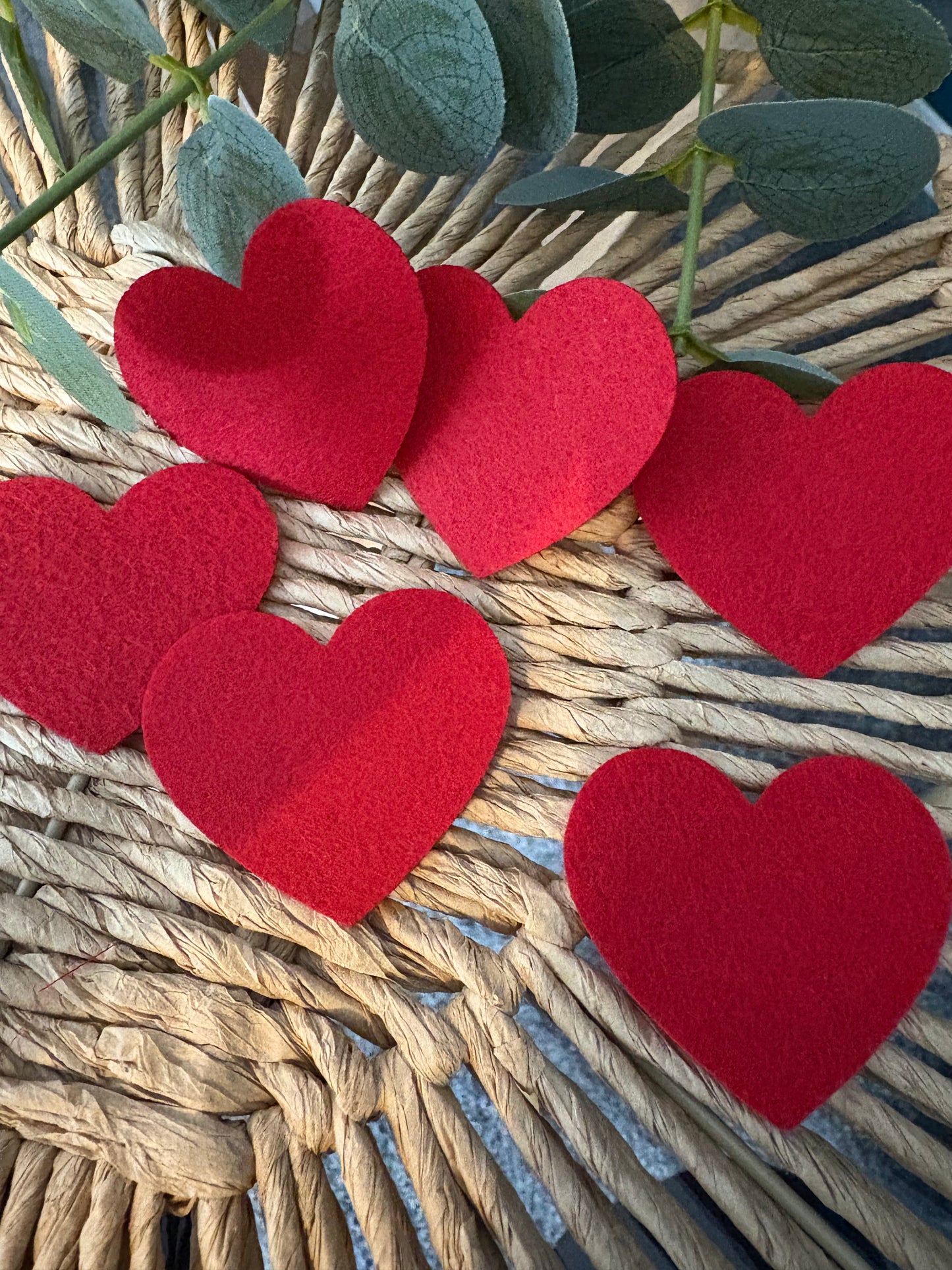 Red Felt 5cm Heart
