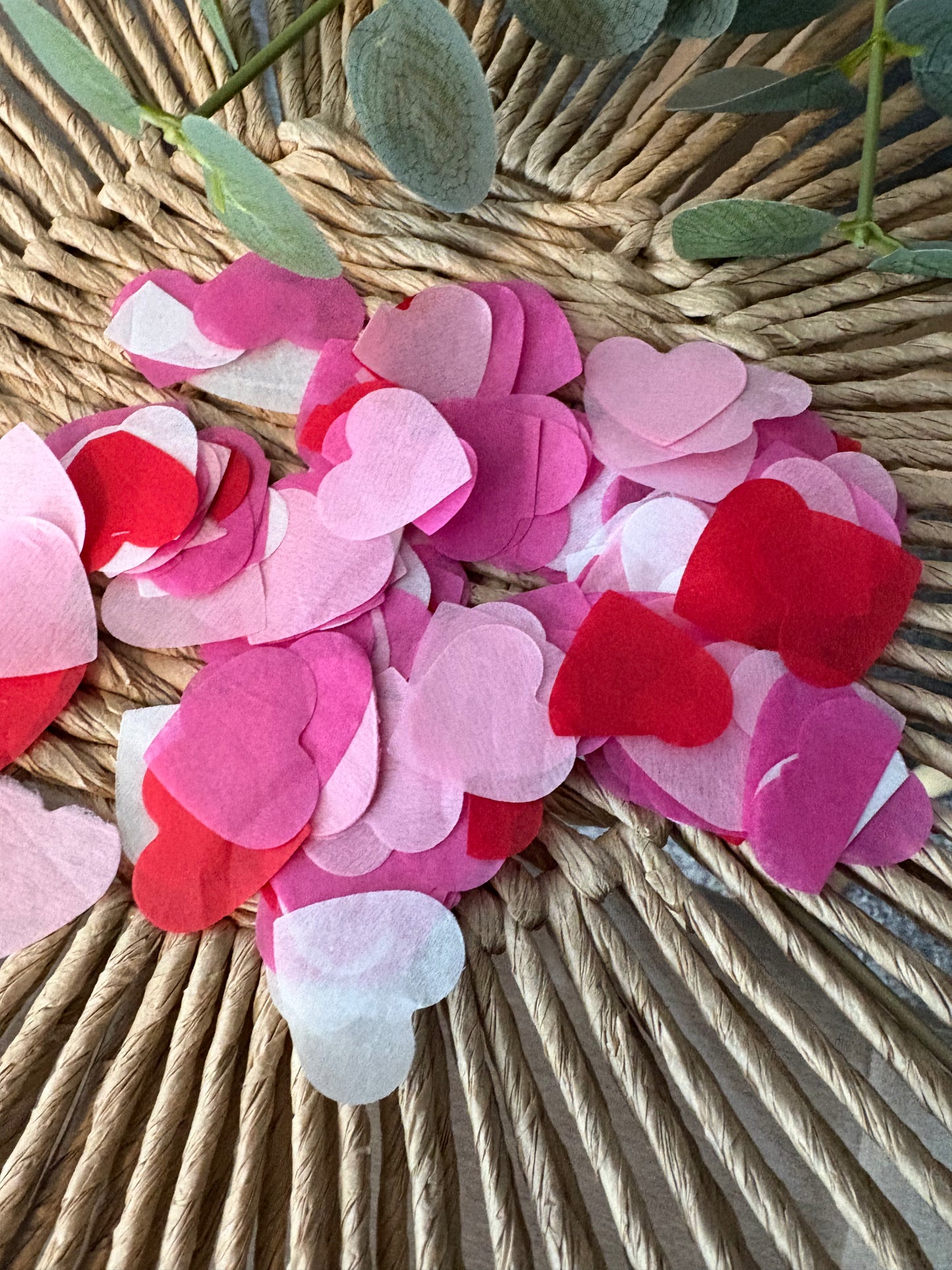 Paper Heart Confetti Bag x 1000 Pieces