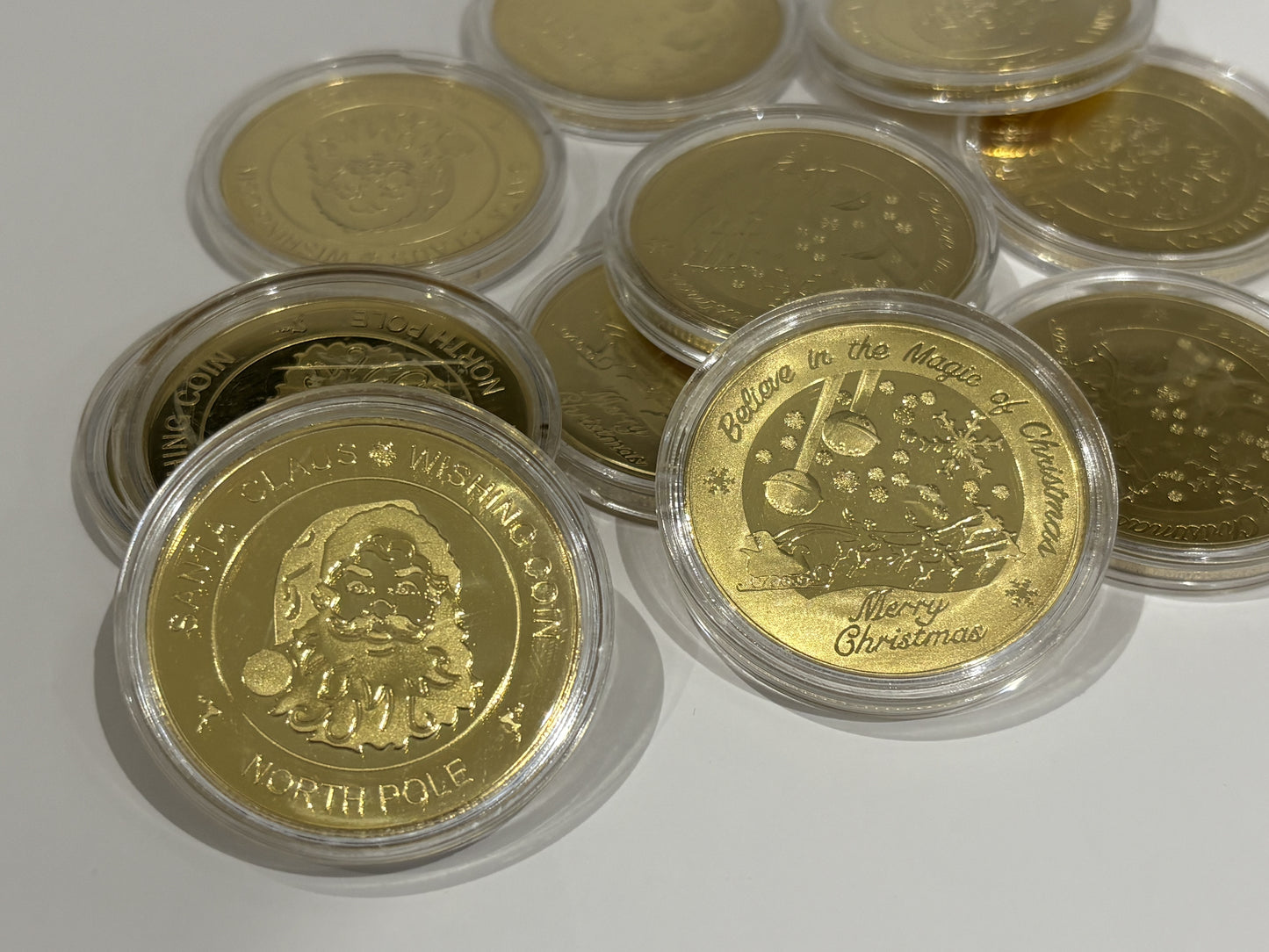 Santa Wishing Coin in Presentation Case