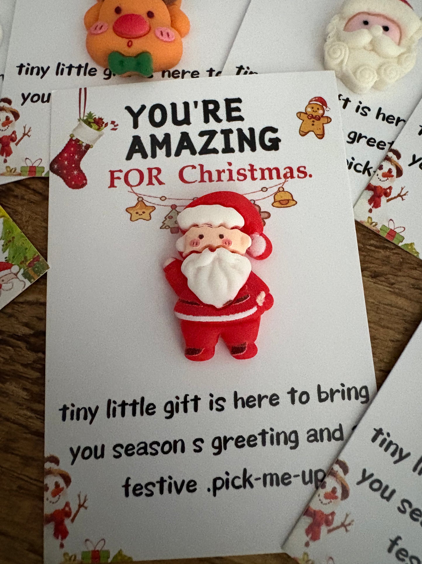 Christmas Pocket Hug on Card