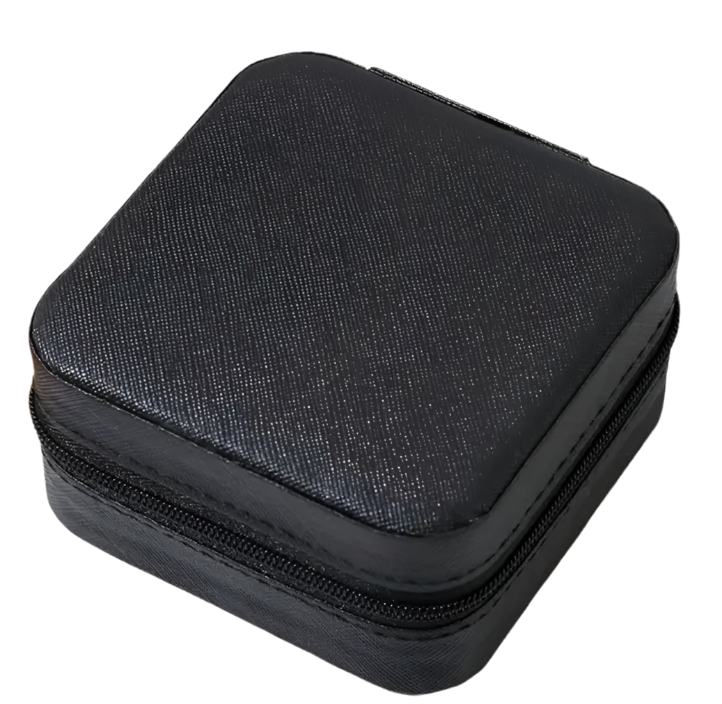 PU Leather Jewellery Box Black