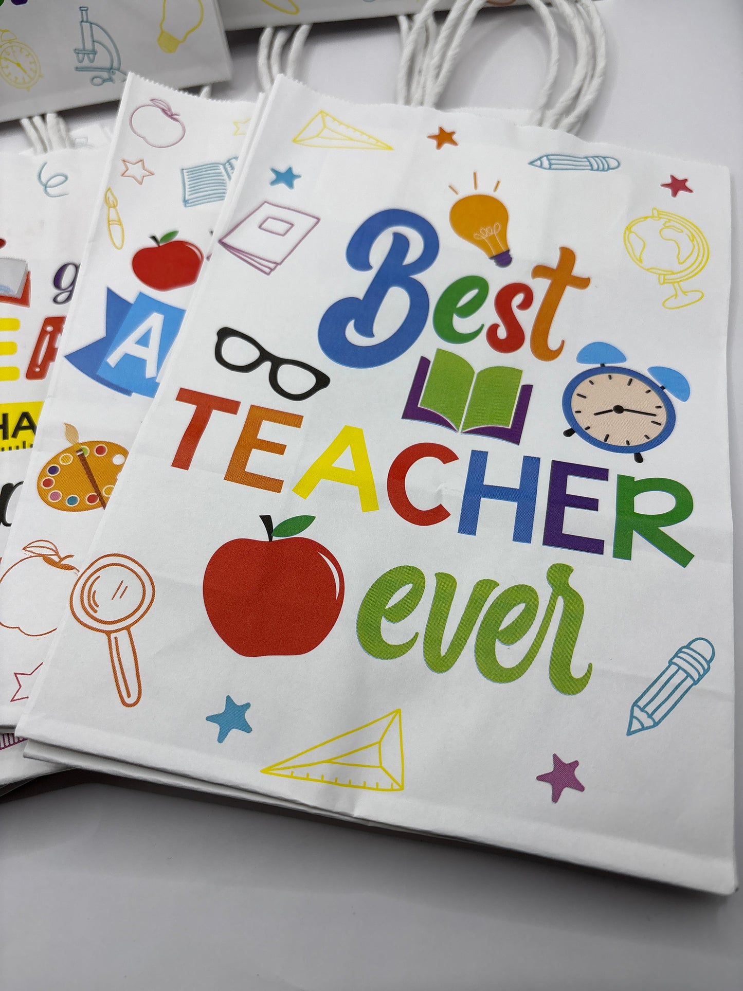 Teacher Appreciation Large Gift Bag - Mixed Designs