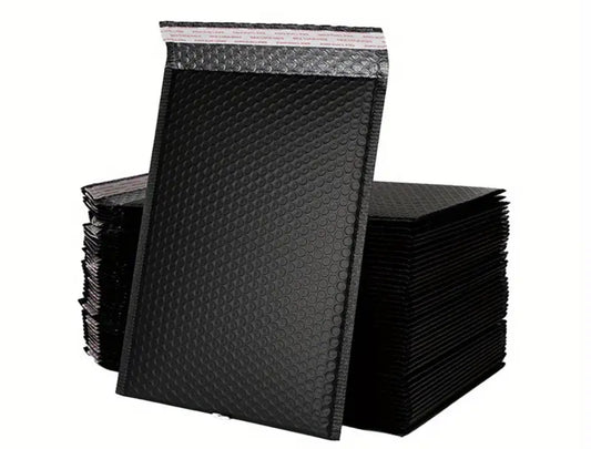 Bubble Mailer Black 24x15cm