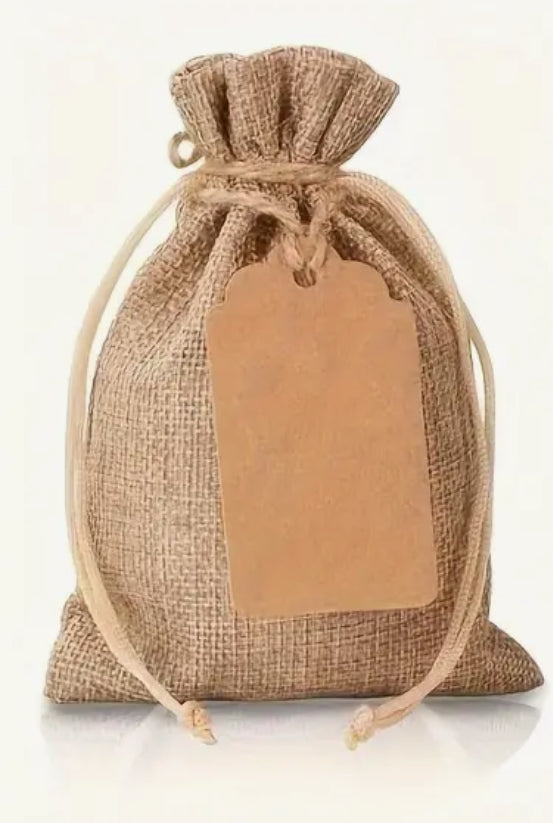 Hessian Drawstring Pouch