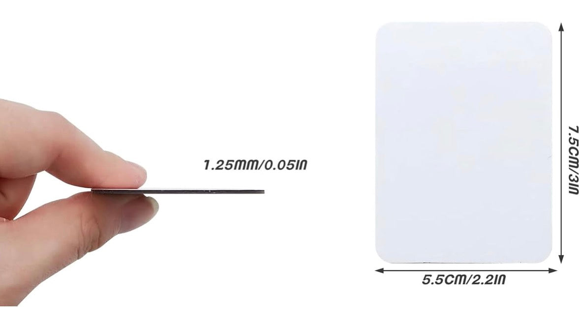 Sublimation Fridge Magnet Blanks