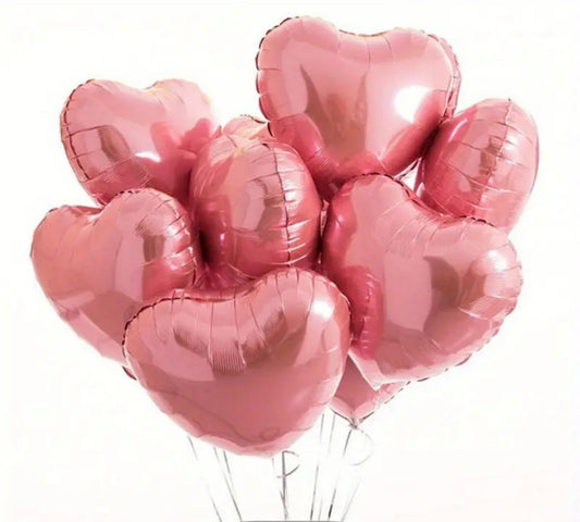 Pink Foil Heart Balloon