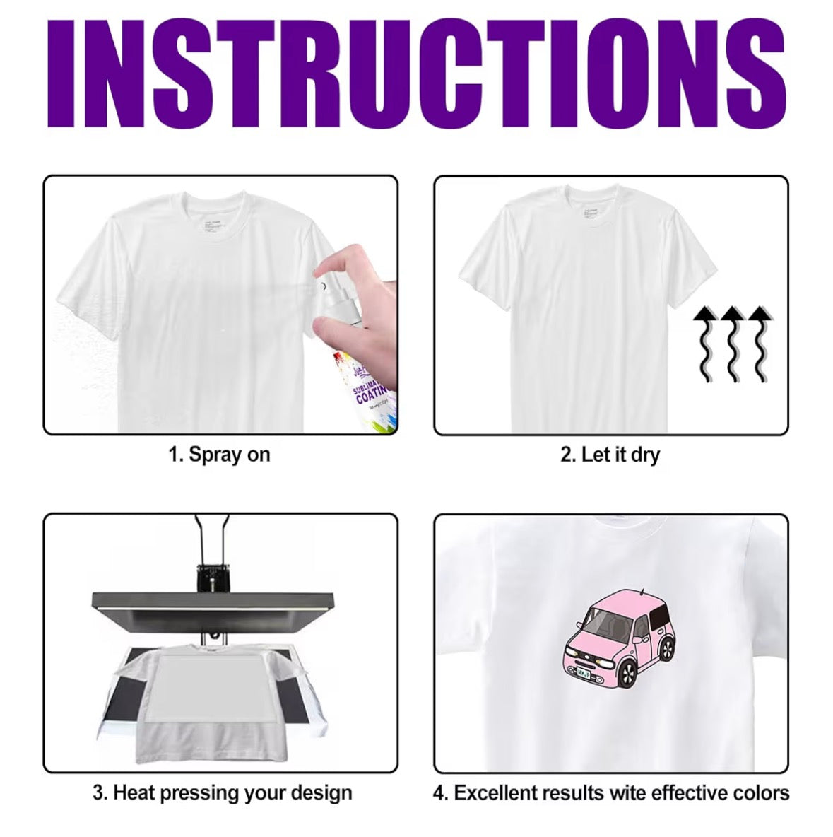 100ml Sublimation Coating Spray. Improves Sublimation Outcome