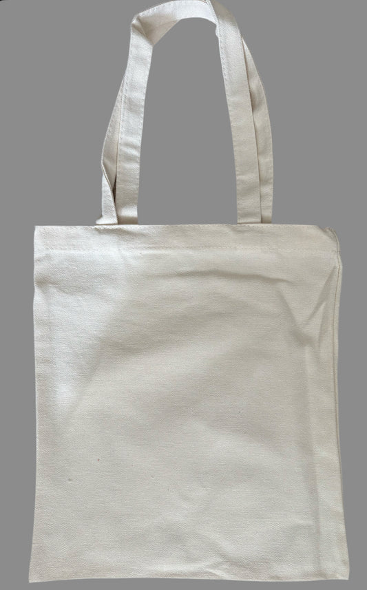 Tote Bag - Medium Heavy Extra Thick Canvas White