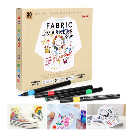 Fabric Markers Giant 30 Pack