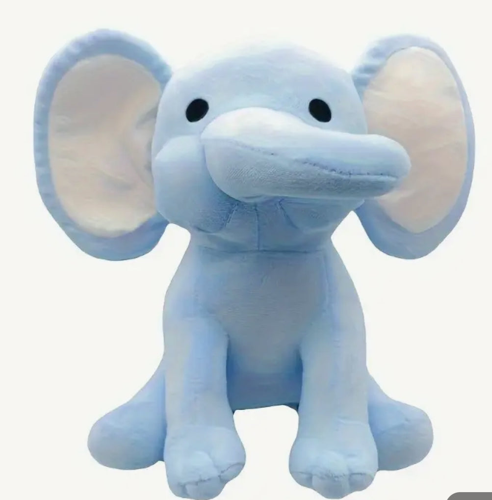 Large Soft Toy Elephant (Popular for Birth Announcement)