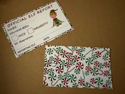 Elf Report Card