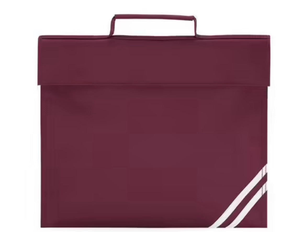 Quadra Book Bag - Burgundy