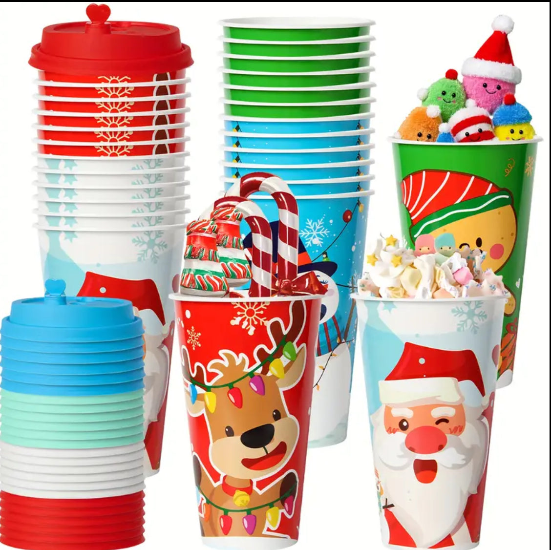 Cup 16oz Christmas - Reusable