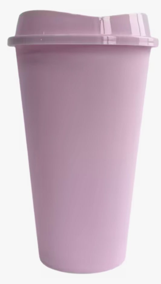 Hot & Cold Cup with Lid 16oz Pink