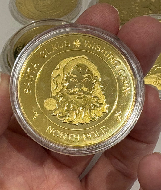 Santa Wishing Coin in Presentation Case