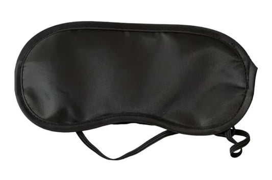 Sleep Mask Black Satin