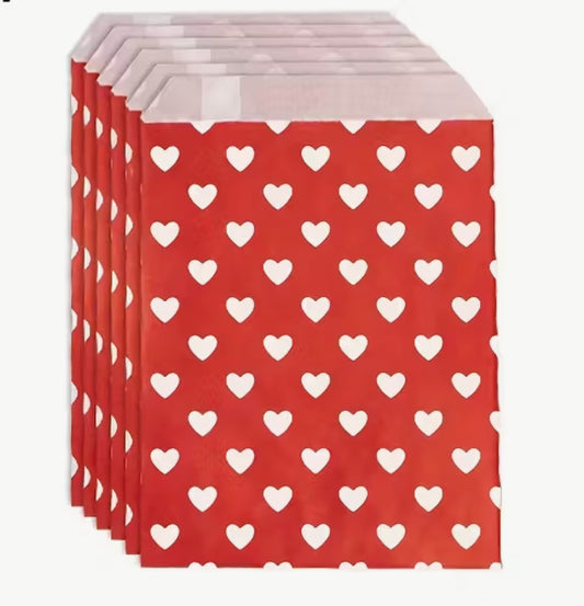 Paper Red Hearts Bag