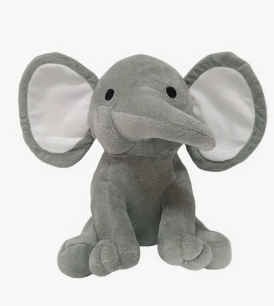 Large Soft Toy Elephant (Popular for Birth Announcement)
