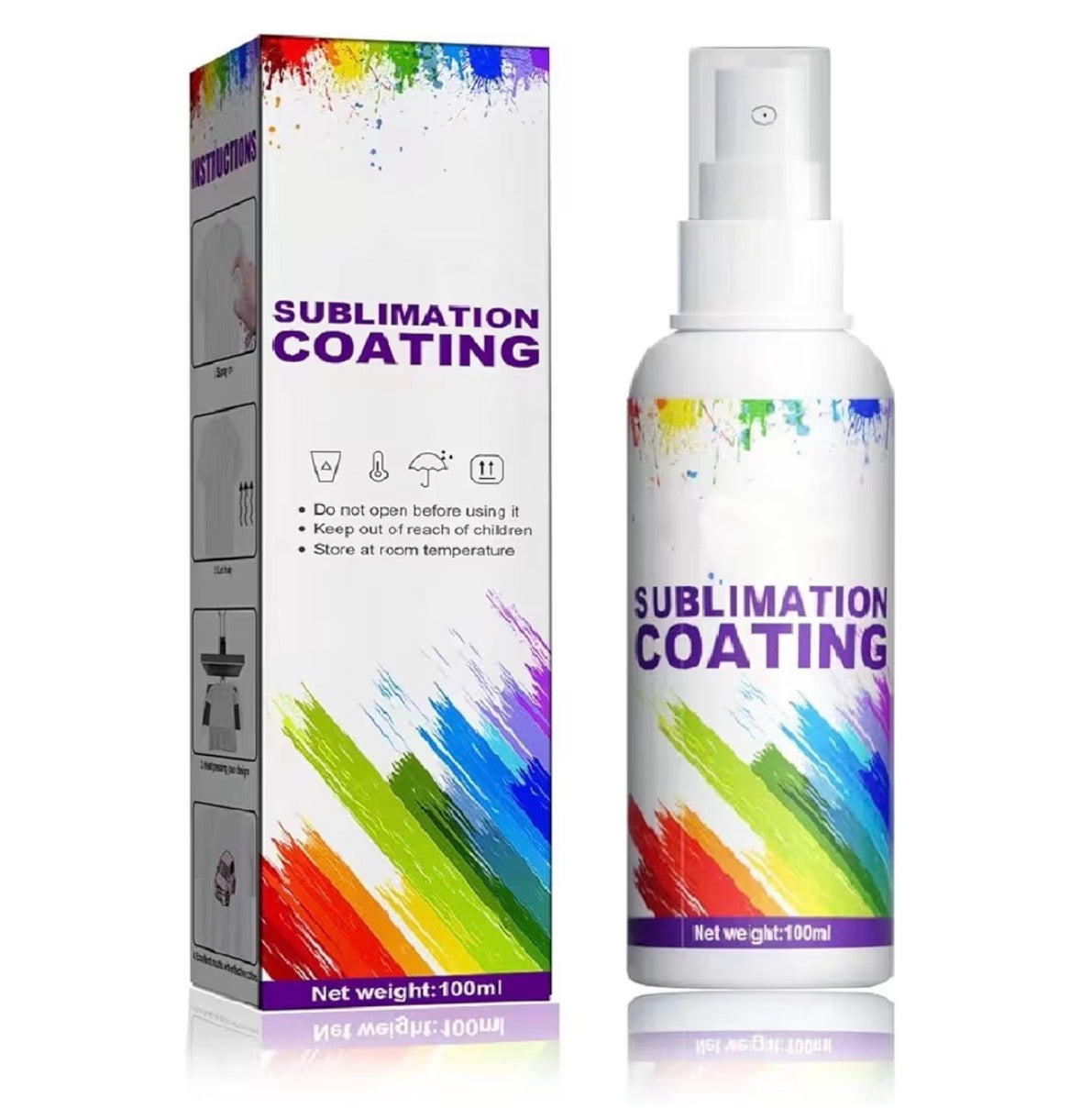 100ml Sublimation Coating Spray. Improves Sublimation Outcome