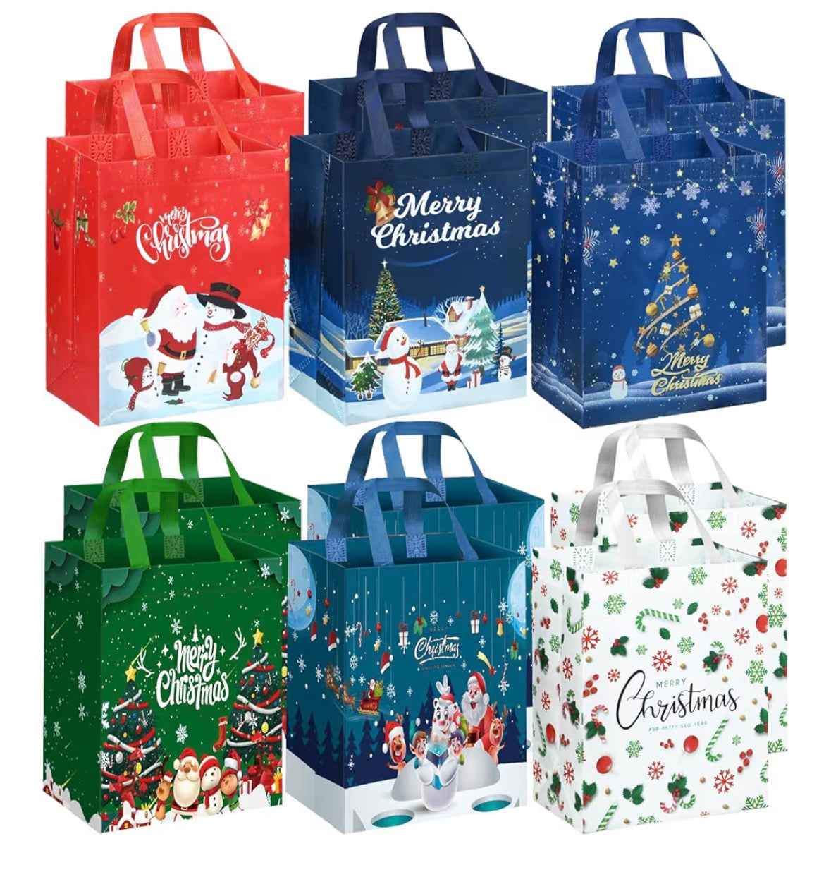 Christmas Large Tote Bags