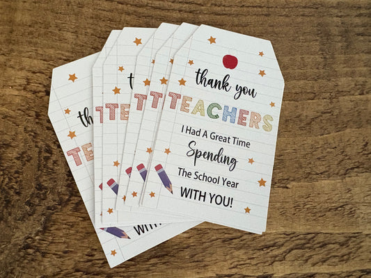 Teacher Gift Tag