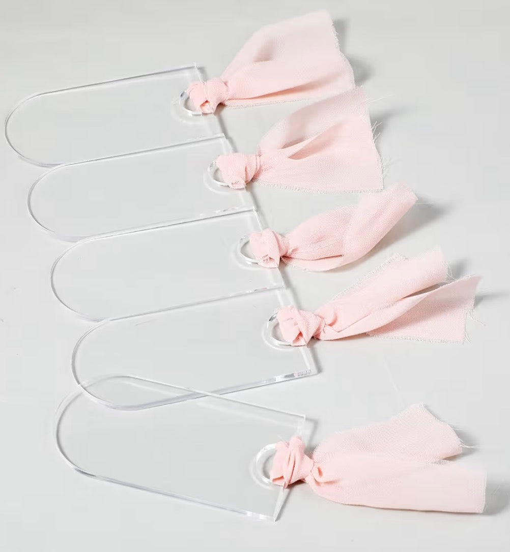 Clear Acrylic Tag