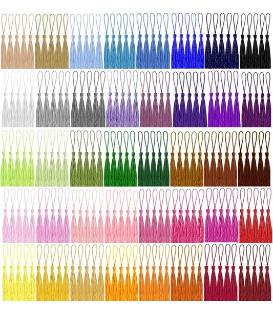 Bookmark / Craft Making Silk Tassels 40 Pack.