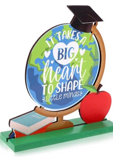 Teacher Appreciation Wooden Desk Ornament