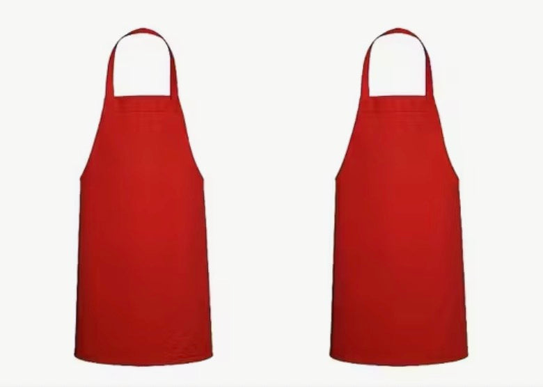 Polyester Apron - Red Adult One Size