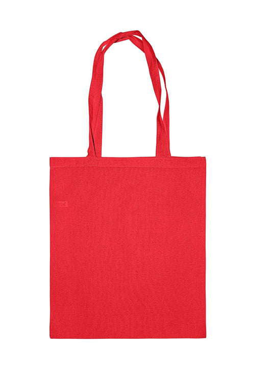 Tote Bag Cotton Canvas Red - Large