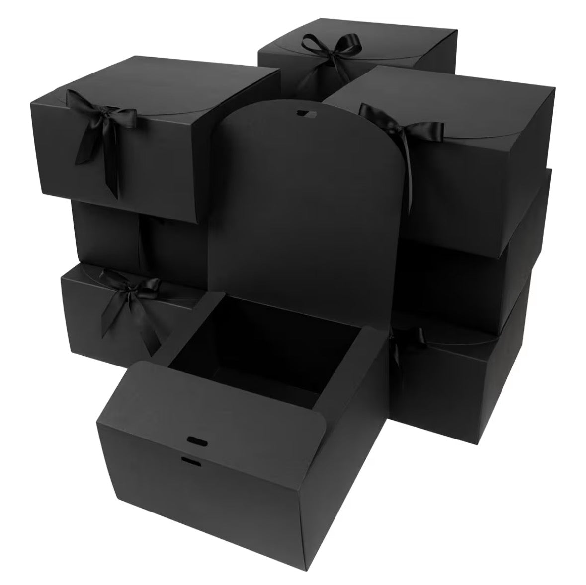 Deep Card Gift Box with Ribbon