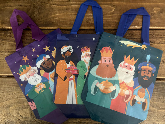 Christmas Large Tote Bags - Wise Men Design