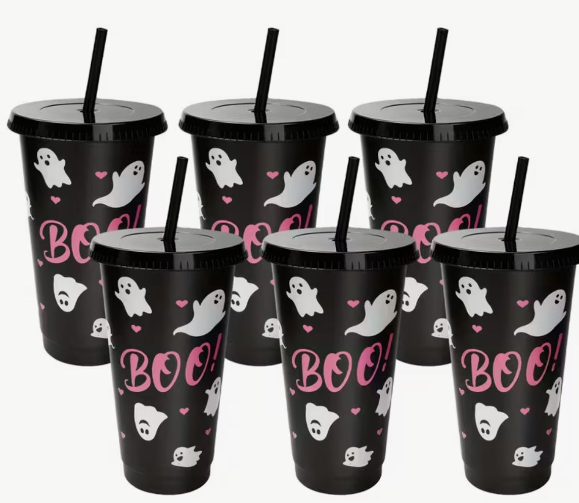 Cold Cup Halloween 24oz Black / Pink