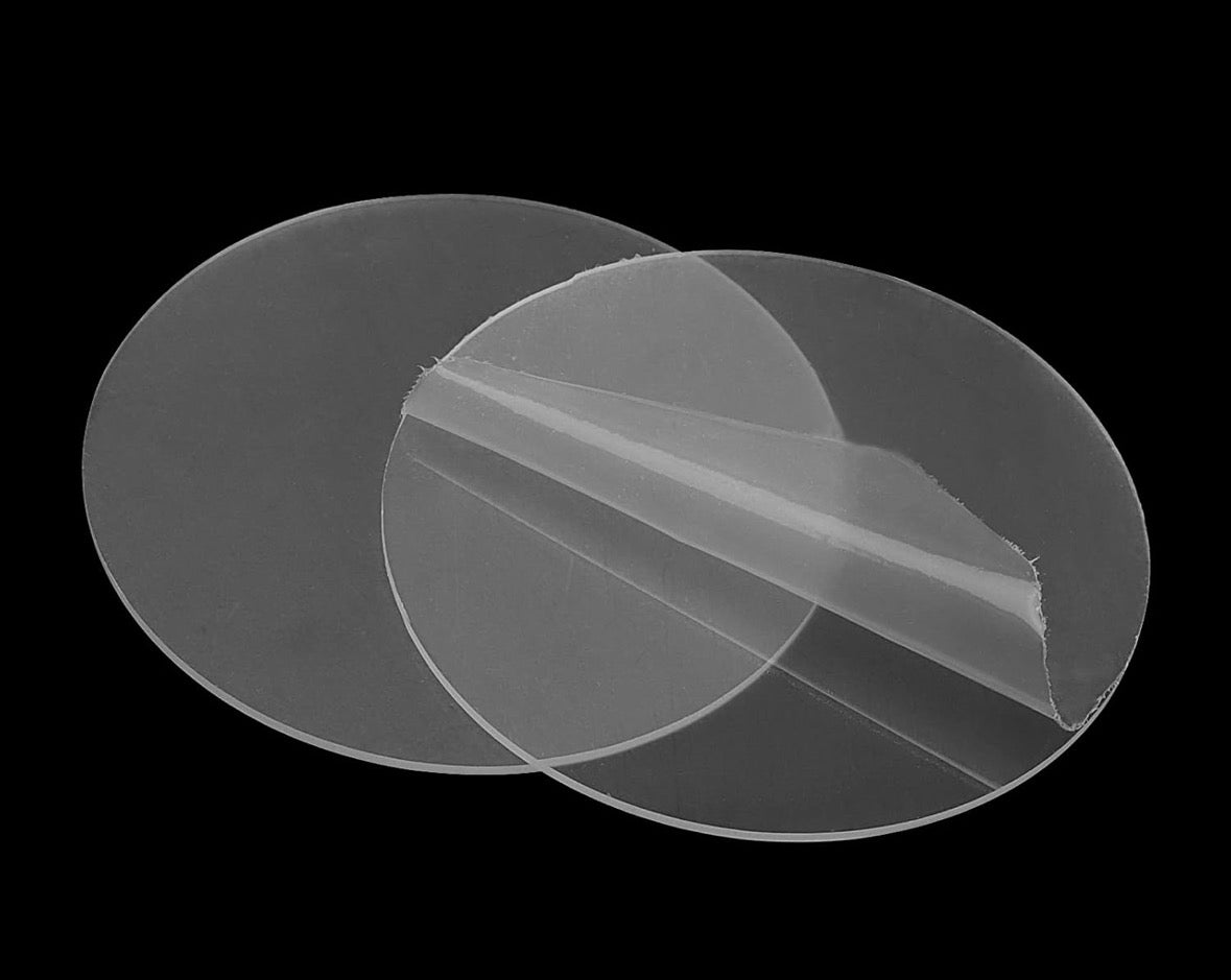 10cm Clear Acrylic Discs