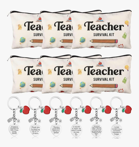 Teacher Survival Kit Bag with Keyring