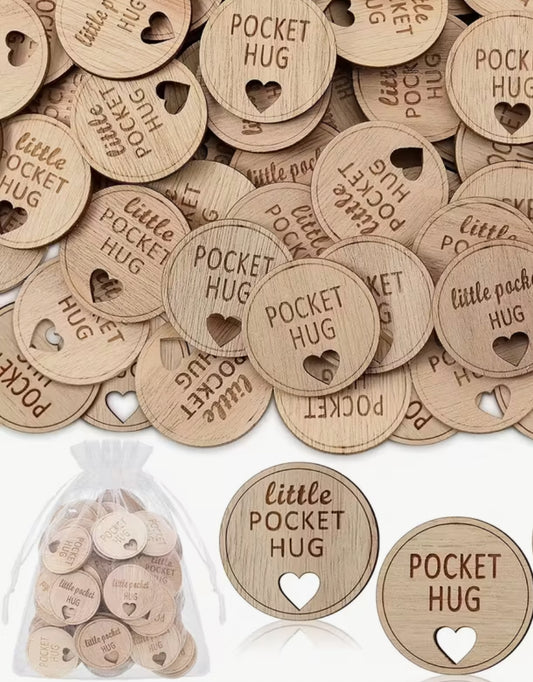 Wood Pocket Hug 4cm