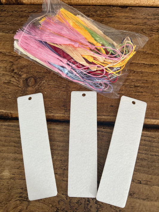Sublimation Felt Bookmark with Tassel