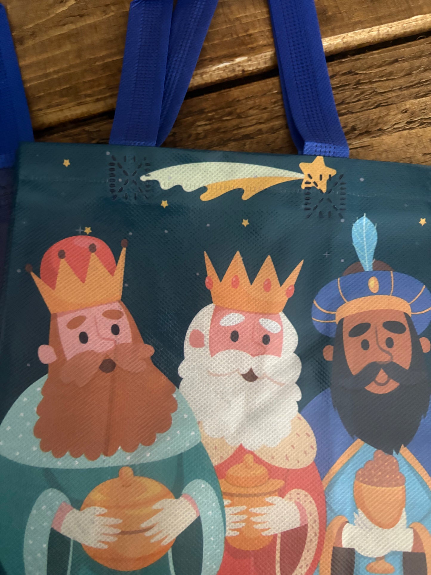 Christmas Large Tote Bags - Wise Men Design