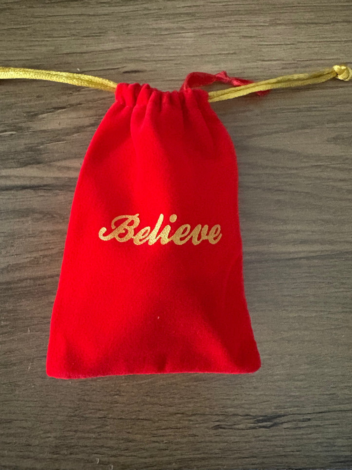 Christmas Santa Believe Bell Gift Set