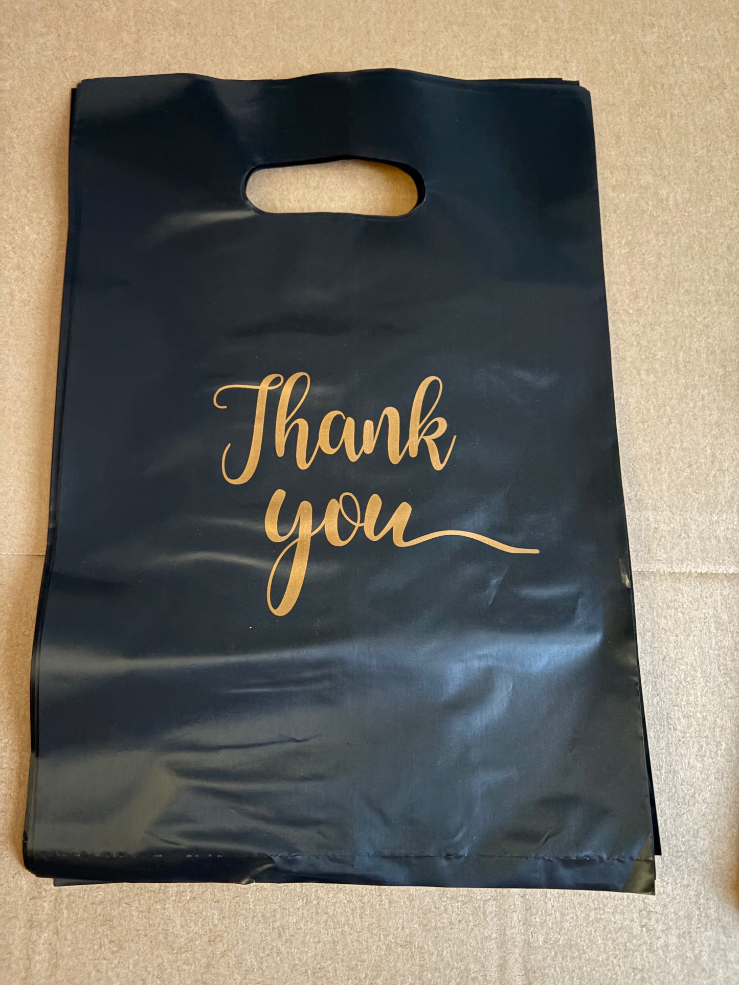 Thank You Carrier Bags (10 per pack) Small Medium Large